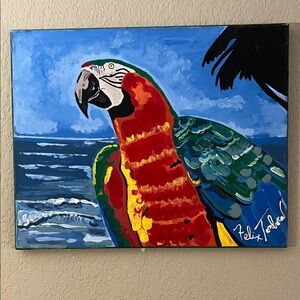 Colorful Parrot Canvas Art Painting